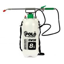 POLO (SPRAYER)/โปโล (เครื่องพ่นยา) SW08 ถังพ่นยามือโยกสีขาว ขนาด 8L 